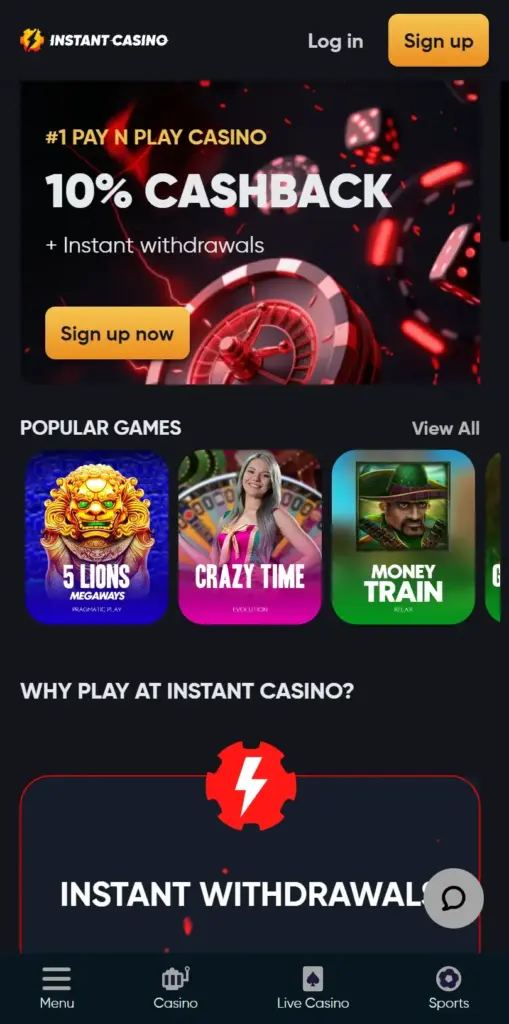Mobiles Casino – optimierte Smartphone-Version zum Spielen und Verwalten des Kontos